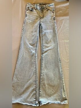 American Eagle Outfitters Light Blue Flare Jeans